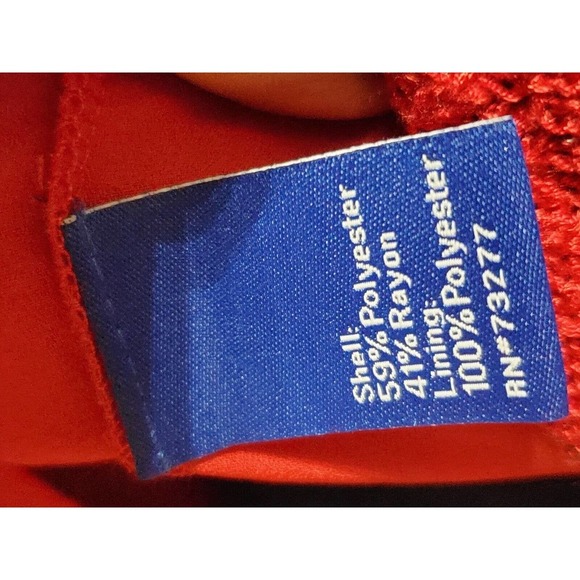 Apt. 9 Womens Red Sparkly Sequin Long Sleeve Crew Neck Sweater Size Small - Picture 7 of 11